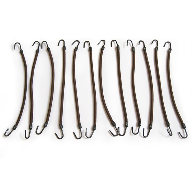 Hovedbilde Hair Binder Brown (12-pack) 