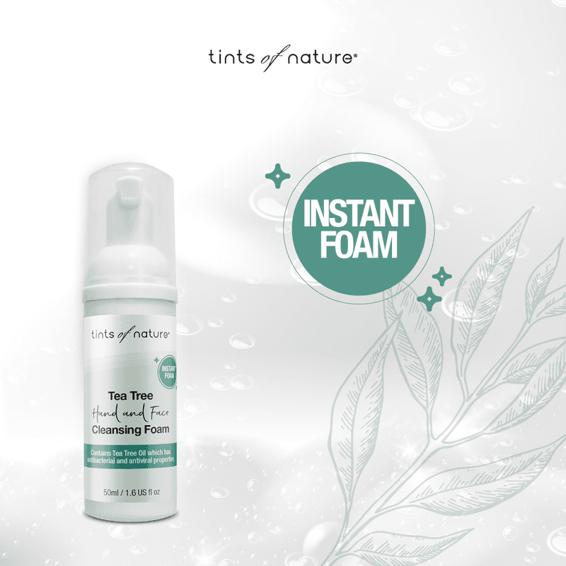 Tints of Nature Tea Tree Hand and Face Cleansing Foam 50ml