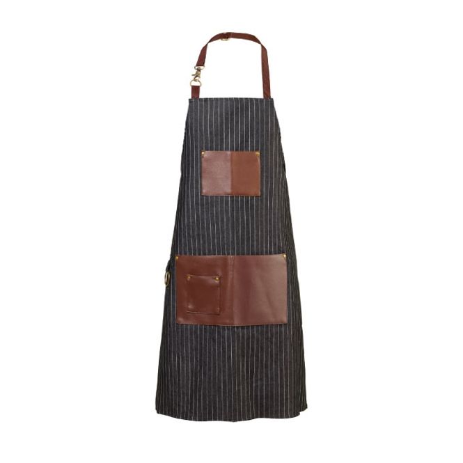 Hovedbilde Stylistforkle Pinstripe Black